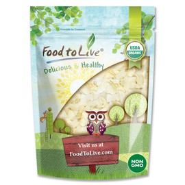 Organic Coconut Chips, 1.5 Pounds - Non-GMO, Kosher, Raw, Desiccated, Unsweetened, Unsulfured, Dried Flakes, Vegan, Keto, Bulk, Great for Baking