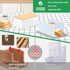 CAWIU Bread Slicer for Homemade Bread with Bread Box, Foldable