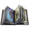Elegant Credit/Business Card Holder with Contrast Stitching 12 Compartments MJ