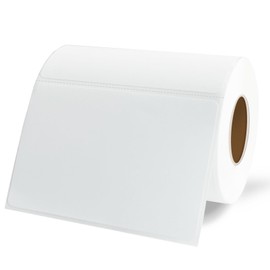 Yeachlaing Name Tag Stickers,3.5" x 2.25" White Labels,Inkjet & Laser Printable,Waterproof/Oil/Tear Resistant/Ink Won't Smudge (260pcs,1 Roll)