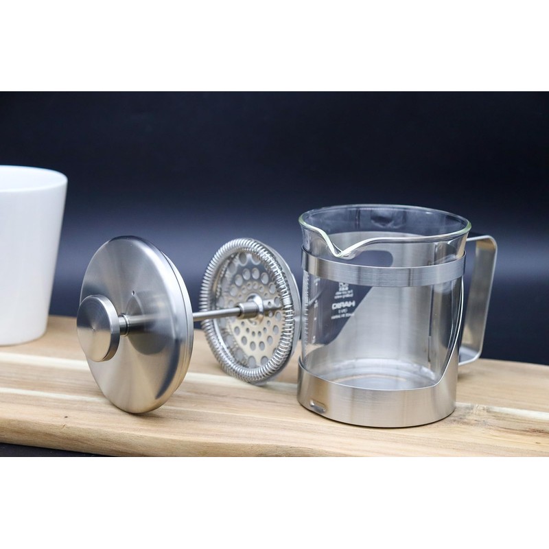 HARIO (Hariol 7) Press Type Coffee with Double Mesh Gift