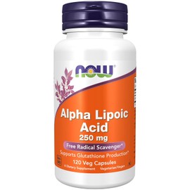 NOW Alpha Lipoic Acid 250 mg,120 Veg Capsules