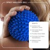 Yoga Studio Spikey Massage Ball – Yellow, 6cm Stress Ball
