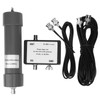 MUNEFE Active Antenna, 10 kHz to 30 MHz Mini Whip