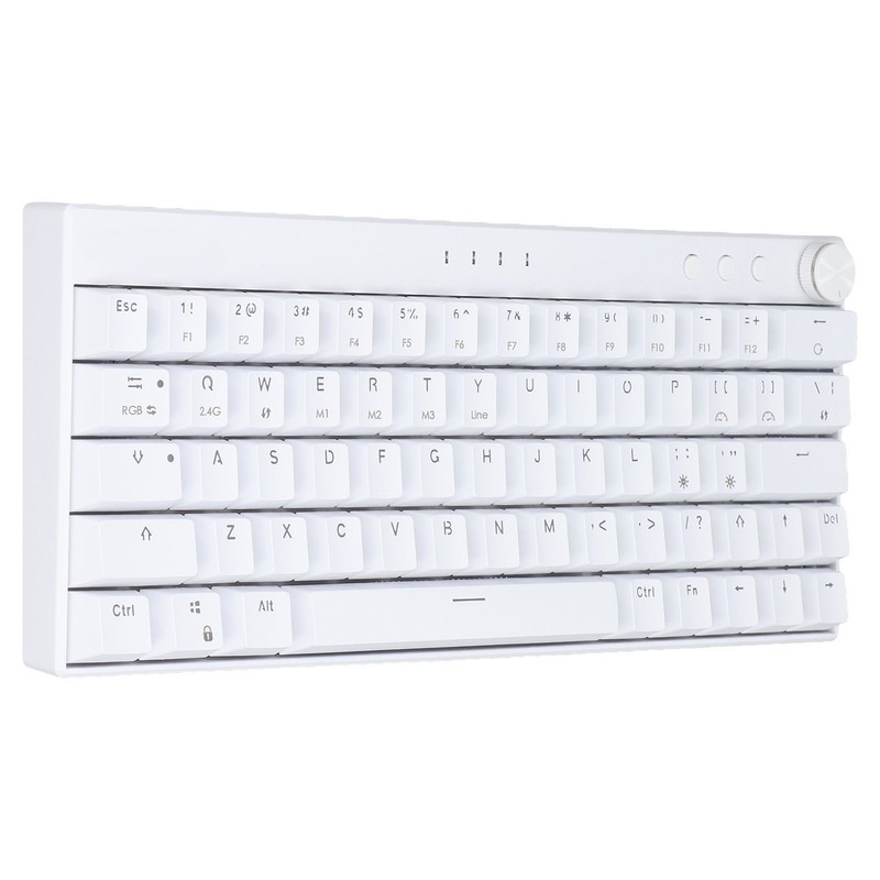 Mechanical Keyboard 64 Key Plus RGB 3 Mode Knob Design