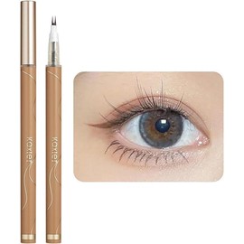 Kaxier Heartbeat Lash Eyeliner Lower Eyelash Drawing Quick Dry Liquid Liner 0.8g - 103# Tea Brown