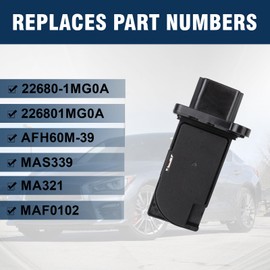 OSKPARTS Mass Air Flow Sensor MAF Compatible with Nissan Altima Sentra Pathfinder & Infiniti M35h Q50 Q70 QX60 1.8L 2.5L 3.5L Replaces 22680-1MG0A 226801MG0A MAF0102