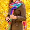 Pylones - Colourful Pareo Scarf for Walking - Bouquet -