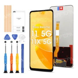ARFEPA Pantalla LCD IPS Para Realme 11 5G / 11X 5G RMX3780 RMX3785 Negro