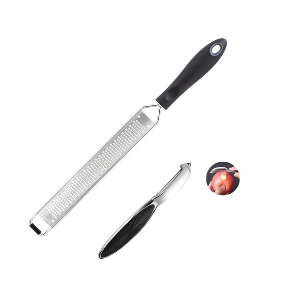 Kitchen Tool Set:Ultra Sharp Lemon Zester| Cheese Grater & Vegetable