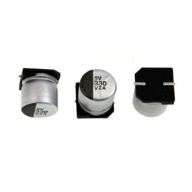 Elko Capacitor 10x Radial 330µF 35V SMD Electrolytic Capacitor up to 105°C 330uF Electrolytic Capacitor from United Chemi-Con
