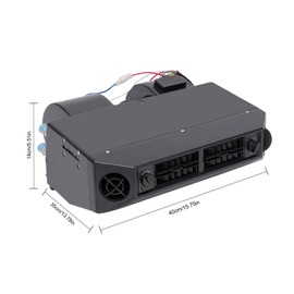 Underdash Evaporator Compressor,A/C Air Conditioning Evaporator Kit,Evaporator Underdash Heating Cooling Unit With 3 Speed Air Flow,Suitable For Classic Cars,Motorhomes,And Heavy Equipment