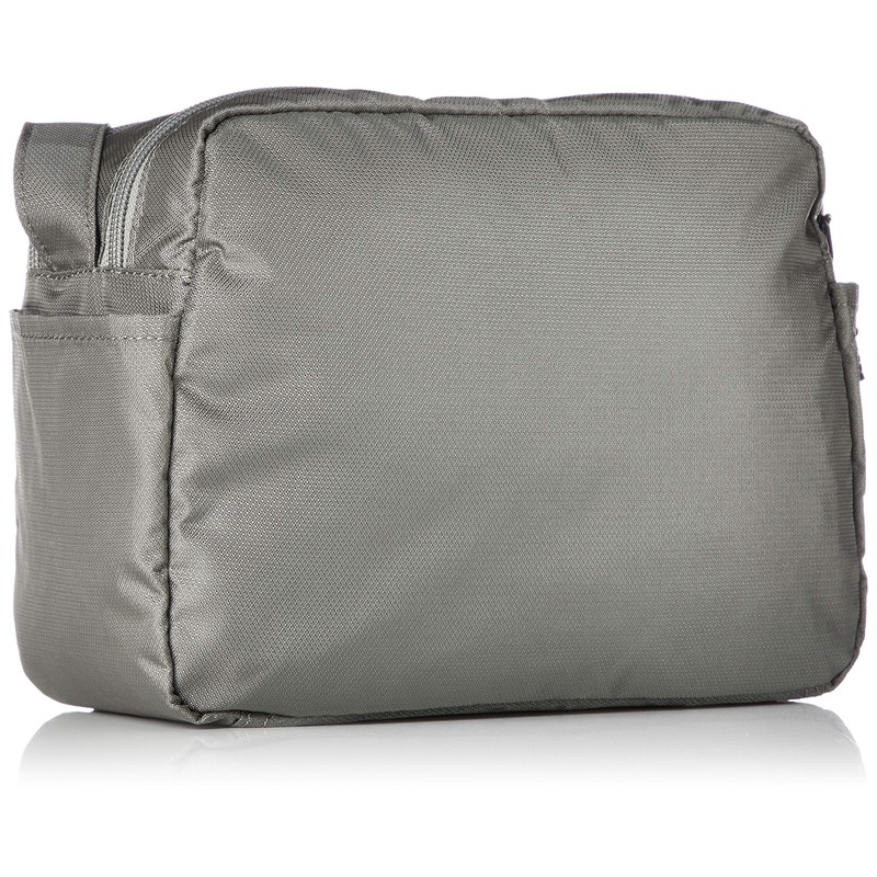 Anello Grande DC GU-A0982 Double Layer Round Shoulder Bag, gray