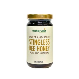 Stingless Bee Honey, Sweet and Sour Meliponini. Contains Low Glycemic Trehalulose, No Sucrose, 5.88 fl oz (174 ml)