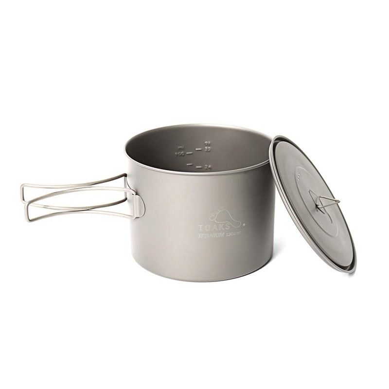 Toaks Outdoor Camping Pure Titanium Tableware, can be Used as