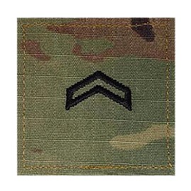 Army ROTC Enlisted Cadet Rank OCP Scorpion with Hook Fastener (Corporal E-4)