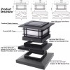 Dynaming 6 Pack Solar Post Lights Outdoor, Solar Powered Fence