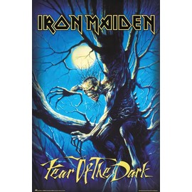 Iron Maiden - Music Poster (Fear Of The Dark) (Size: 24" x 36")