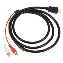 jojofuny to Conversion Cable Adapter for Video and Audio Signal Transmission No Driver Needed for Tv and Monitor Connections