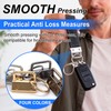 Bemaka 41Pcs Key Fob Hardware 1 Inch, Keychain Hardware Set,