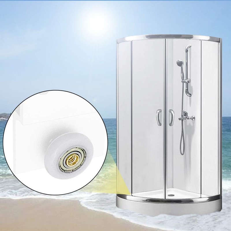 4 PCS Shower Door Rollers Replacement Shower Door Wheels Runners