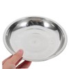 VILLFUL Stainless Steel Cat Dog Bowls Flat Cat Plates Shallow