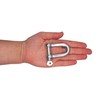 (Pack of 2) Galvanised Steel Shackles 10mm Shackle Clip with