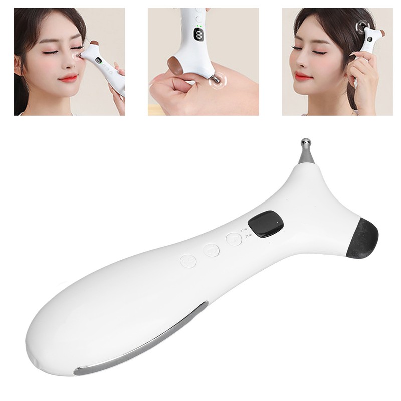 Electric Heating Acupoint Pen Microfrequency Vibration Dual Head Pulse Reduce