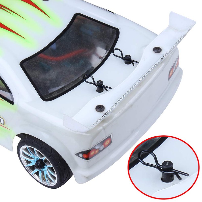 Hobbypark (100-Pack) RC Body Clips Bent R Pins Post Mount