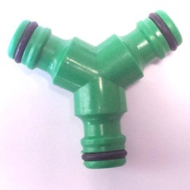 Tooltime 3 Way 1/2" Y Male Garden Hose Connector