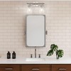 Ascher 2-Light Bathroom Light Fixtures, Modern Vanity Lights with Clear