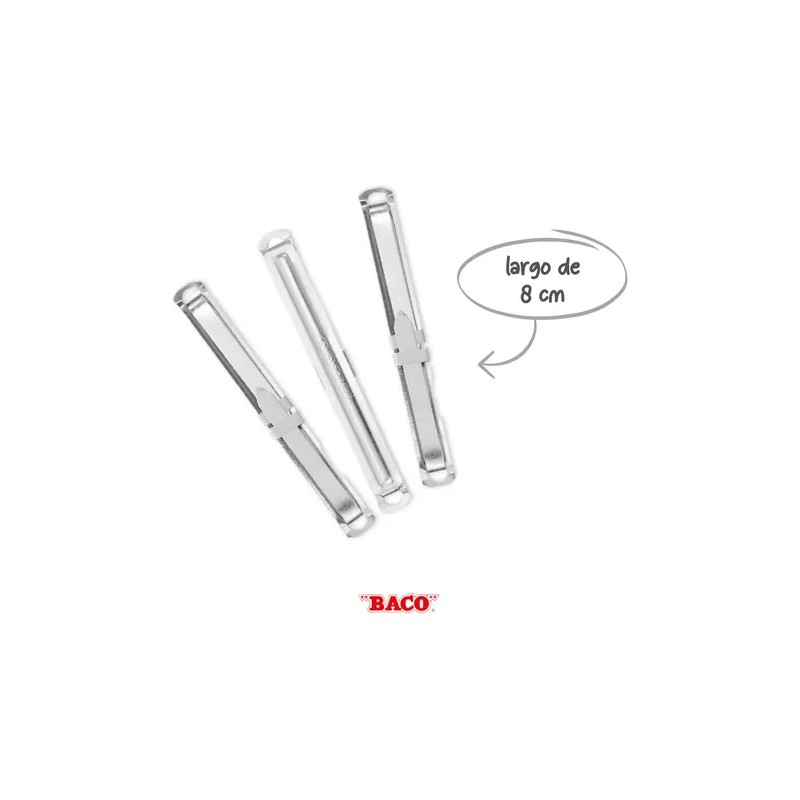 Baco | Caja Con 50 Broches Baco B-082 Metálicos