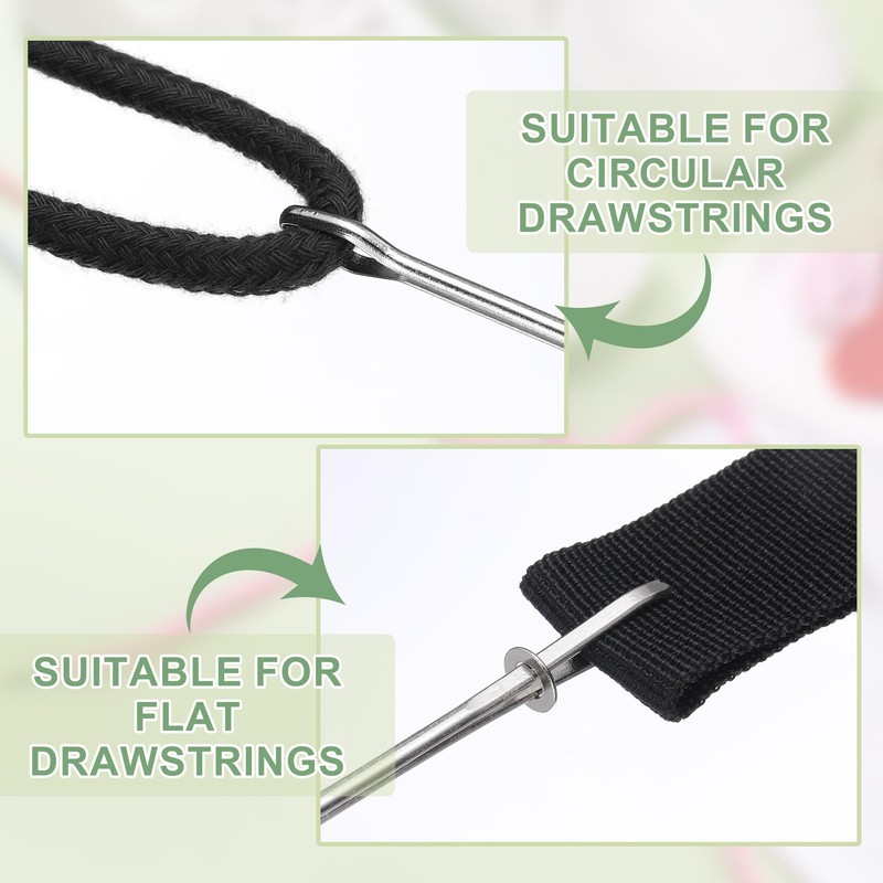 PATIKIL Drawstring Cords 130cm / 51 Inch, 2pcs Replacement Draw
