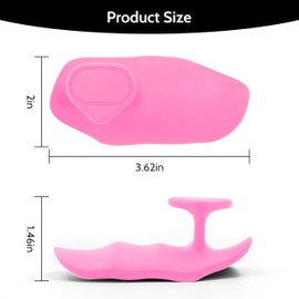 Rubber Gym Grips Fingerless Workout Grips - Ergonomic Rubber Hand Protector Gloves for Weight Lifting, Pull-Ups, Gym Training and Exercise, for Men and Women (Pink Pair)