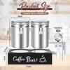 Maxcheck 2 Pcs 66 oz 304 Stainless Steel Coffee Canisters