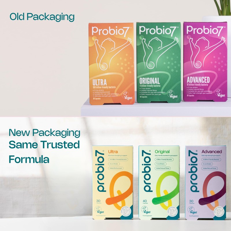Probio7 Probiotics Advanced - High Strength Digestive Support. 9 Live