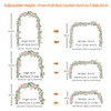 Mr.Ton Garden Arch Trellis for Climbing Plants Outdoor, Metal 7.8ft