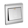 sourcing map Doorbell Push Button Switch Silver Tone Button AC