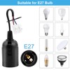 MXTIMWAN 10 Stck E27 Fassung E27 Lampenfassung E27 mit Kabel
