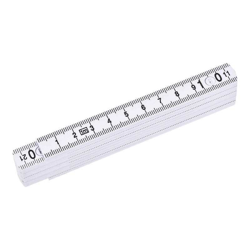 uxcell Folding Ruler 1 Meters 10 Fold Metric Measuring Tool
