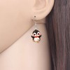 OUSIO Valentine's Day Cute Penguin Earrings Acrylic Love Heart Animals