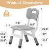 Kids Chair 2 Pack, 3 Level Height Adjustable Kid Chair,