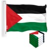UD_Palestine Palestinian Flag 3x5 Ft 5-Pack 150D Printed Polyester By