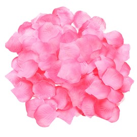 uxcell 5000 Pcs Silk Fake Flower Petals for Wedding, Artificial Rose Petals Bulk for Wedding Confetti Scatter Valentine's Day Proposal Flower Petals Decoration (Gradient Rose Red)