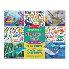 Melissa & Doug Reusable Sticker Activity Pad - Under The Sea - FSC Certified