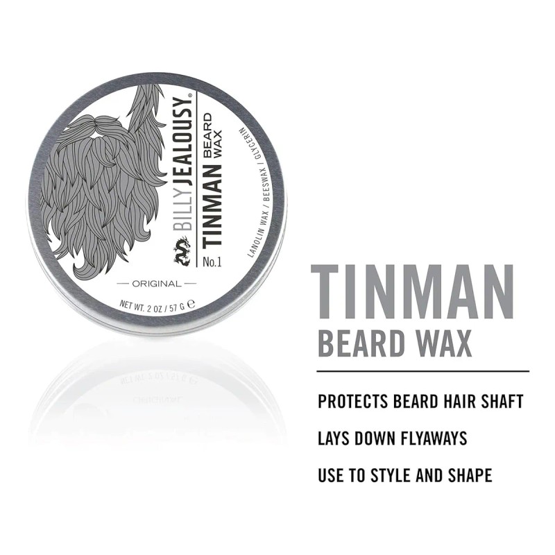 Cera Para Barba Billy Jealousy Tinman Light Hold, Acabado Ma