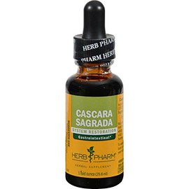 Herb Pharm Cascara Sagrada Liquid Extract for Digestive Support - 1 Ounce