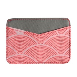 Earth Squared 100% Cotton Canvas Small Ladies Card Holder Floral (Tokyo Pink)