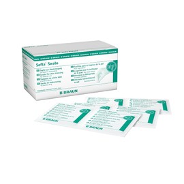 B Braun Alcohol Pads, Pack of 1 (1 x 100 Pieces)
