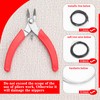 SPEEDWOX Flush Cutters 4-1/4 Inches Wire Cutters Wire Diagonal Oblique